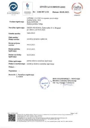 PG “Lešnik 1804” - Plantaža lešnika sorte Nocciola, Giffoni i Romana uzgajane po organskim principima